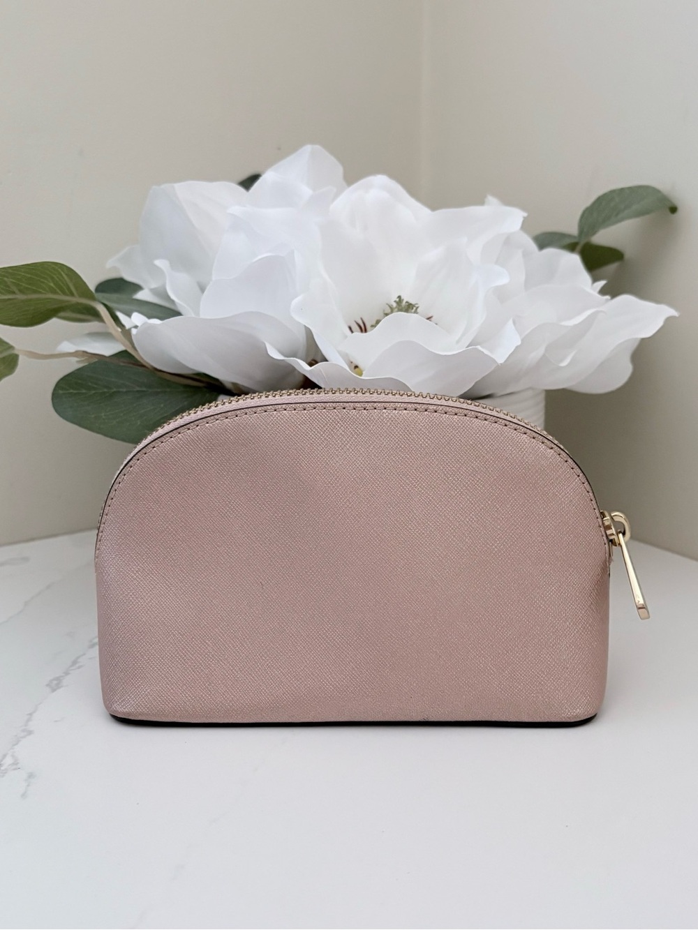 Michael Kors Leather Alex Cosmetic Bag - Picture 2 of 8